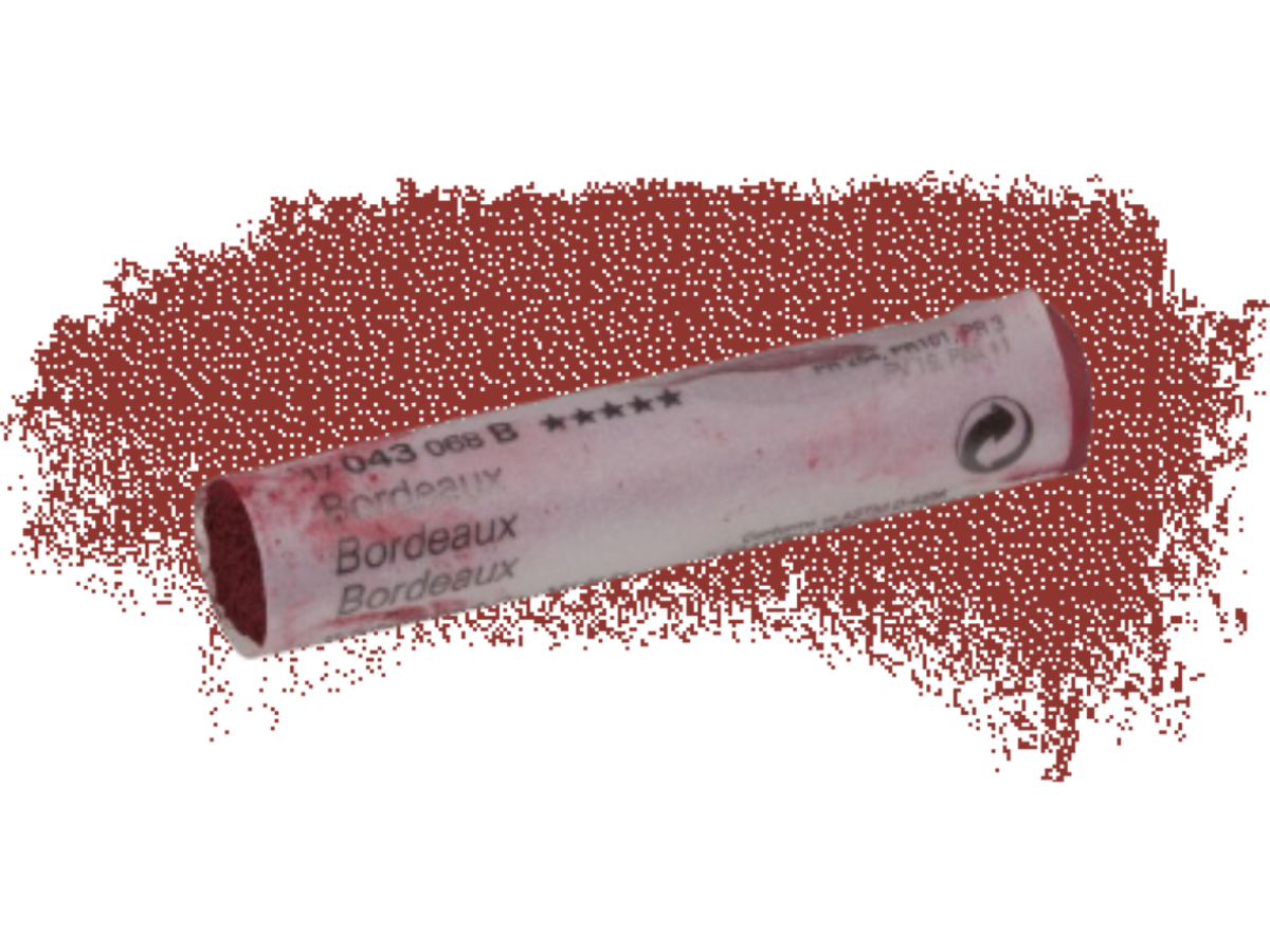 SCHMINCKE WEICHE KÜNSTLER PASTELLFARBE BORDEAUX 043B 1