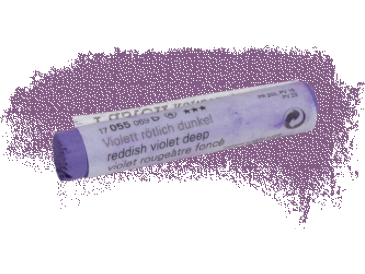 SCHMINCKE WEICHE KÜNSTLER PASTELLFARBE VIOLETT ROTLICH DUNKEL 055D 1