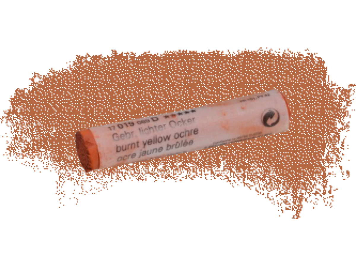SCHMINCKE WEICHE KÜNSTLER PASTELLFARBE GEBR. LICHTER OCKER 019D 1