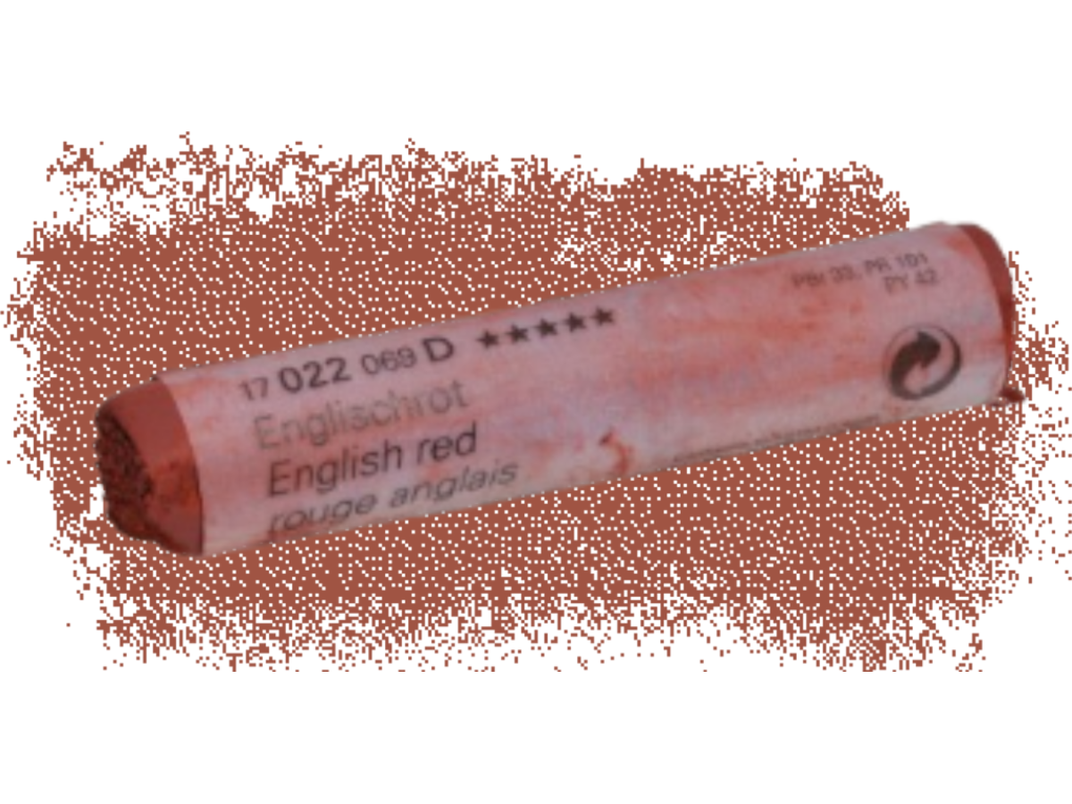 SCHMINCKE WEICHE KÜNSTLER PASTELLFARBE ENGLISCHROT 022D 1