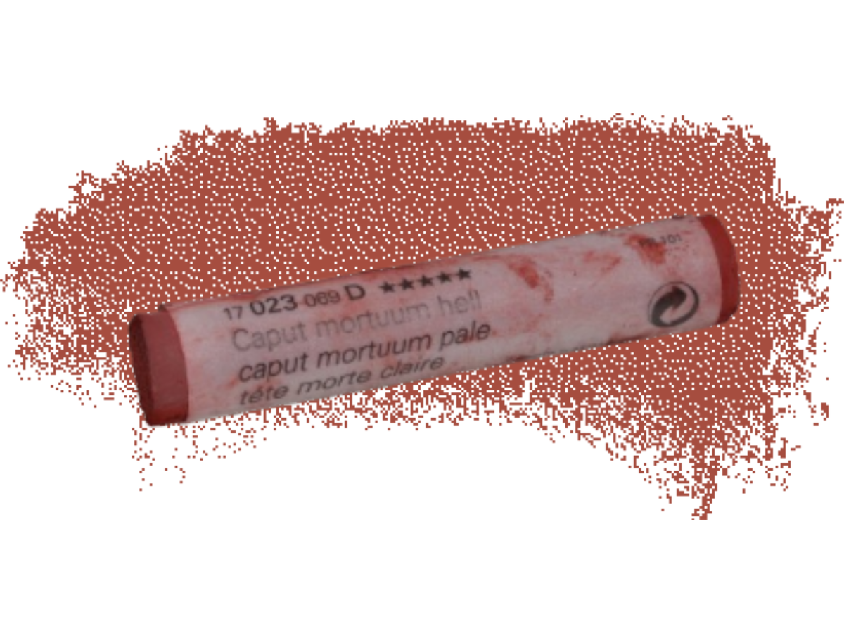 SCHMINCKE WEICHE KÜNSTLER PASTELLFARBE CAPUT MORTUUM HELL 023D 1