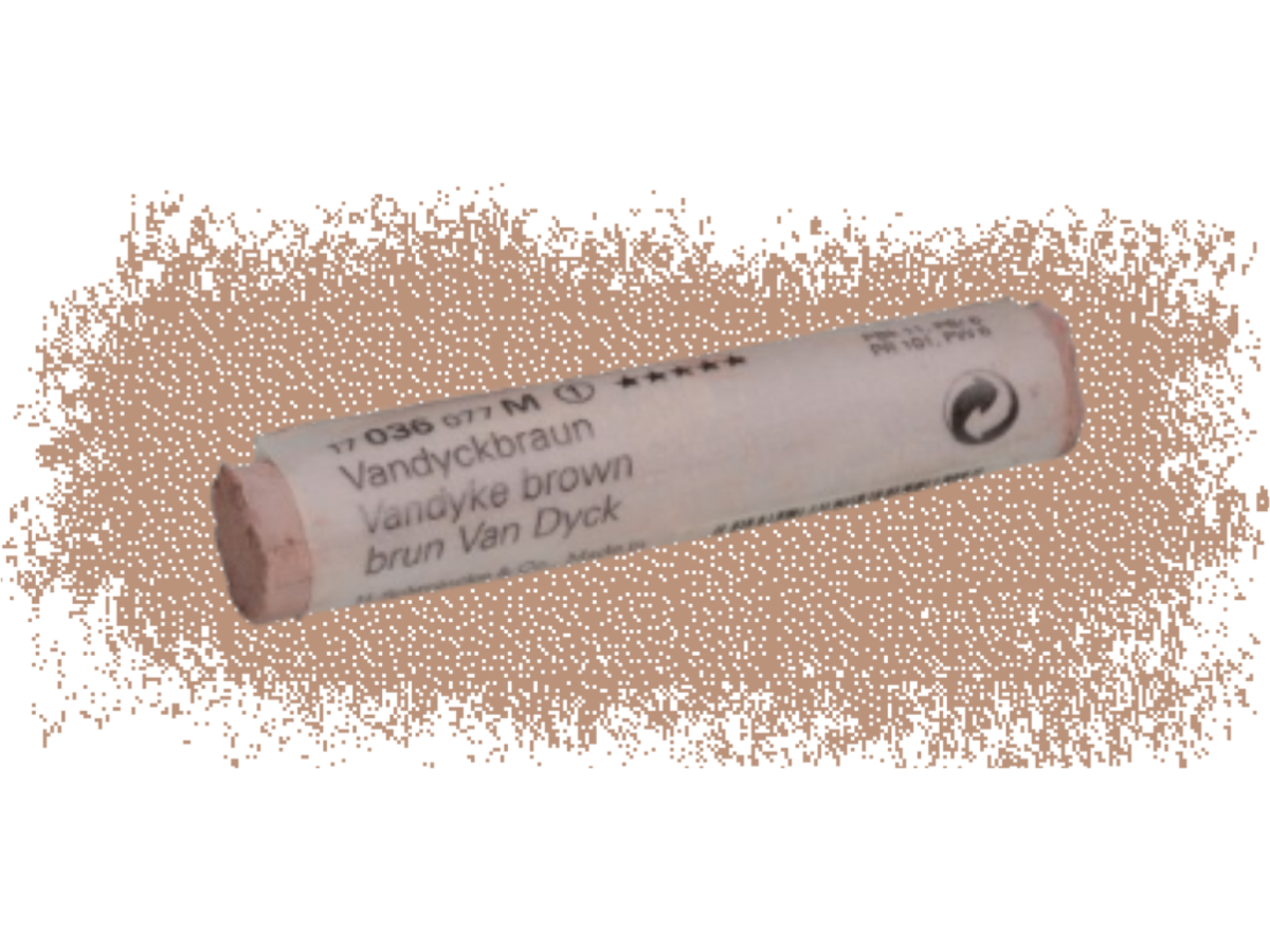 SCHMINCKE WEICHE KÜNSTLER PASTELLFARBE VANDYCKBRAUN 036M 1
