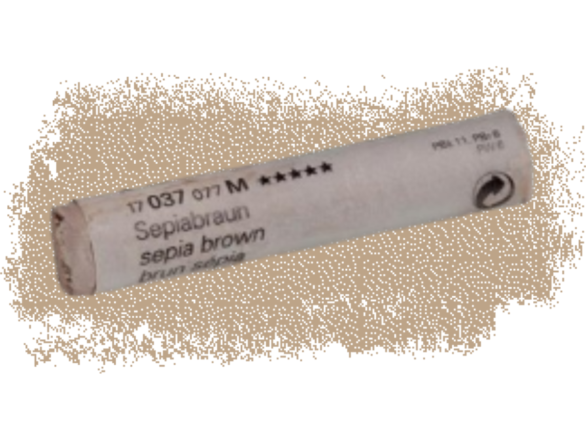 SCHMINCKE WEICHE KÜNSTLER PASTELLFARBE SEPIABRAUN 037M 1