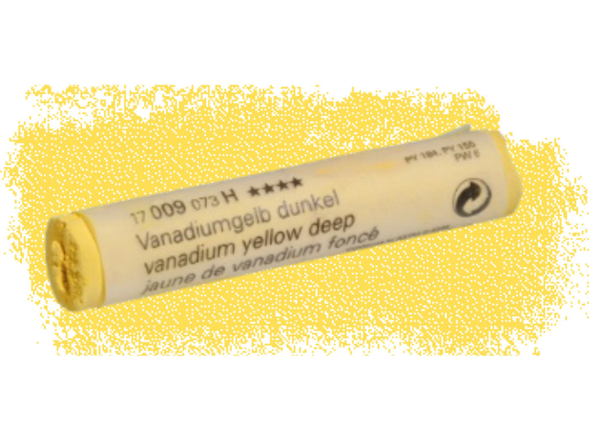 SCHMINCKE WEICHE KÜNSTLER PASTELLFARBE VANADIUM GELB DUNKEL 009H 1