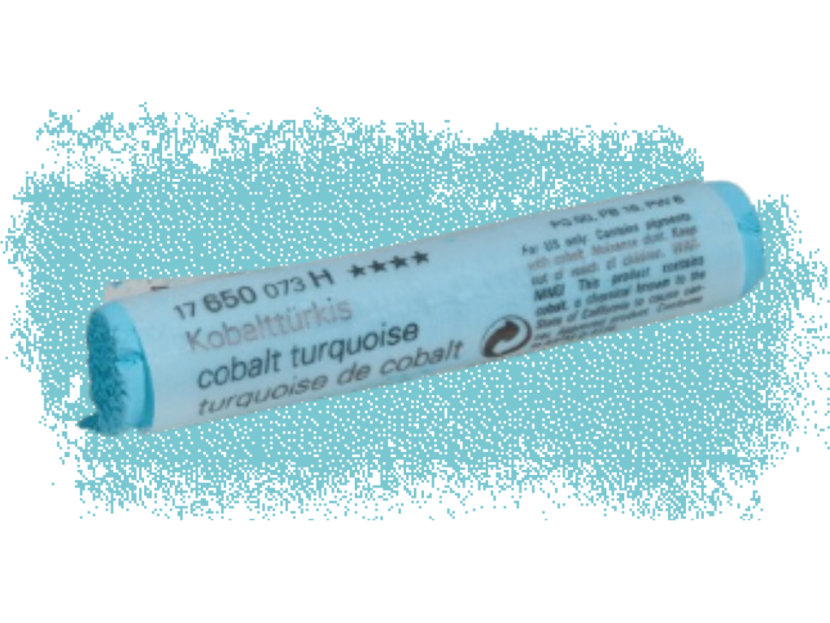 SCHMINCKE WEICHE KÜNSTLER PASTELLFARBE KOBALTTÜRKIS 650H 1