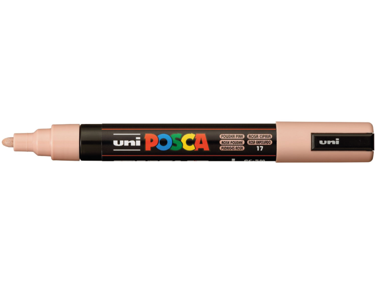 UNI POSCA MARKER MEDIUM PC5M PUDER PINK 1