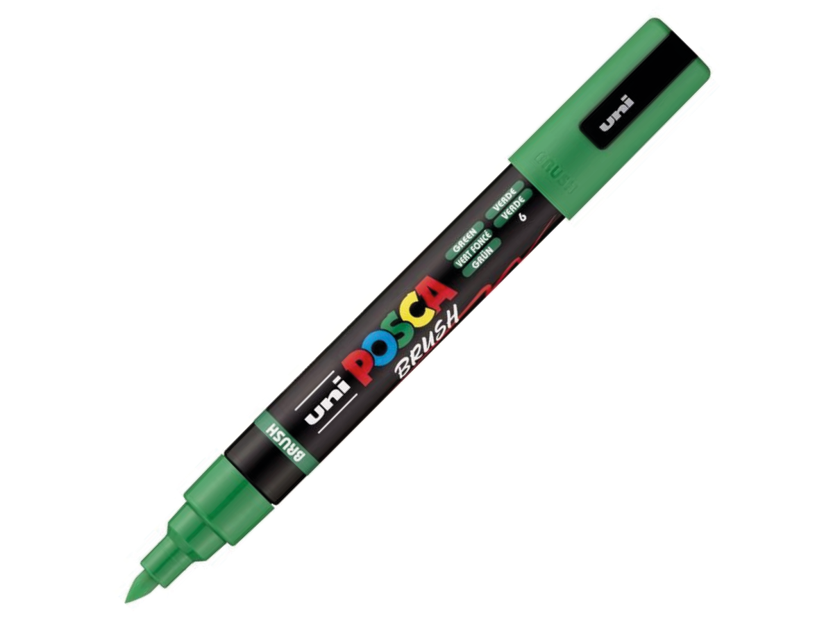 UNI POSCA MARKER PC5BR DUNKEL GRÜN 1