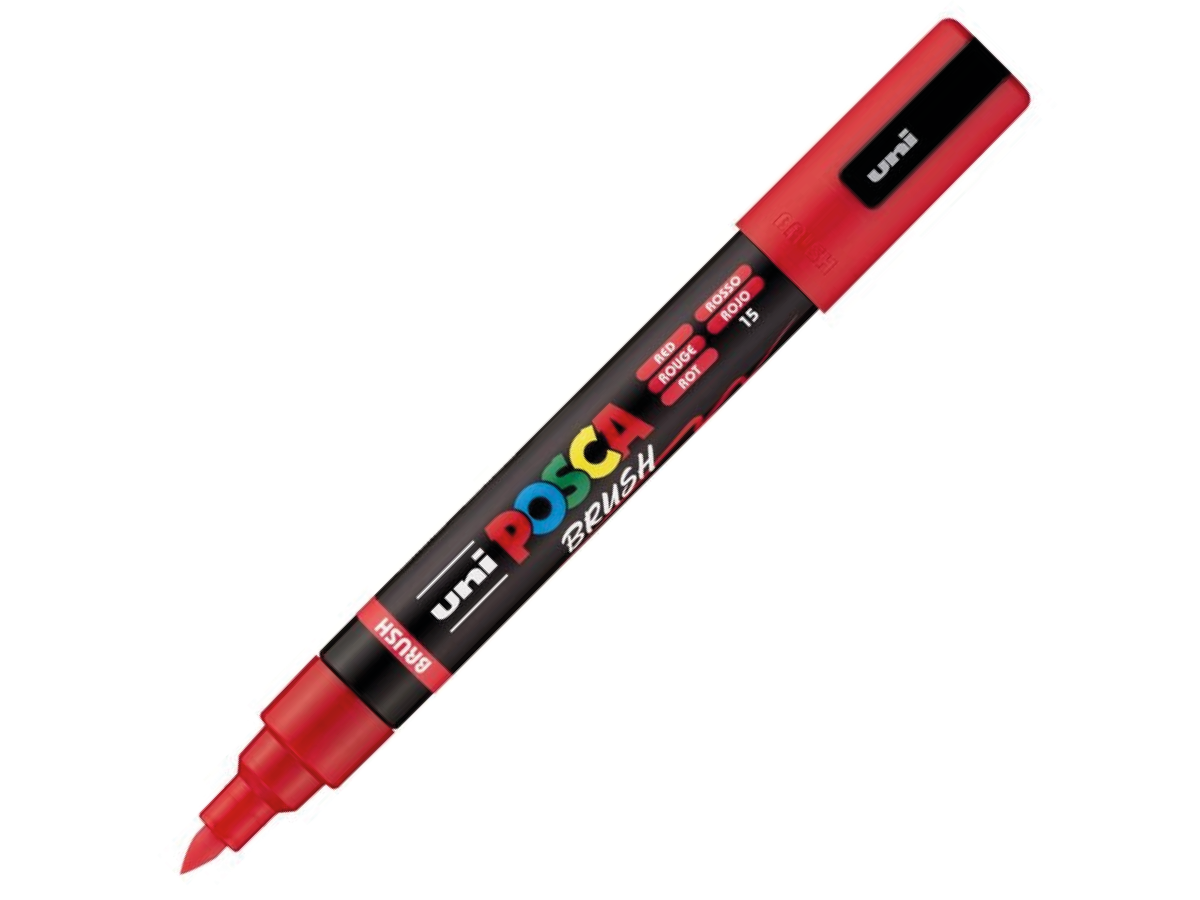 UNI POSCA MARKER PC5BR ROT 1