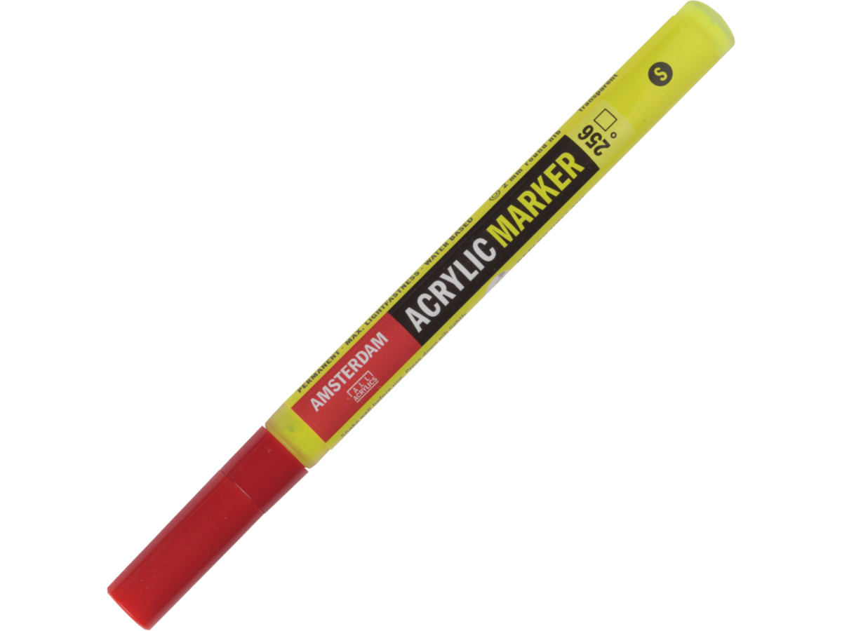 AMSTERDAM ACRYL MARKER 1-2MM RUND REFLEXGELB 1