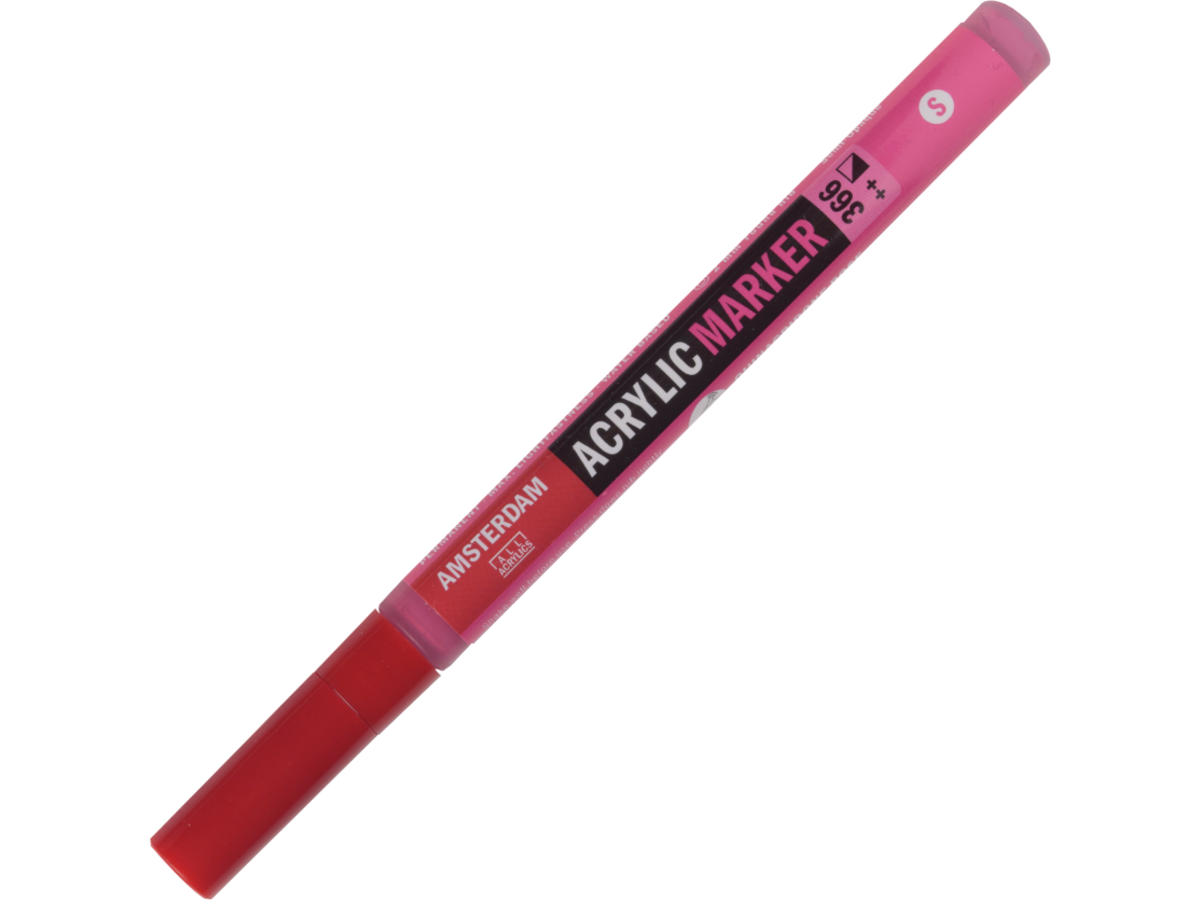 AMSTERDAM ACRYL MARKER 1-2MM RUND CHINACRIDONEROSA  1