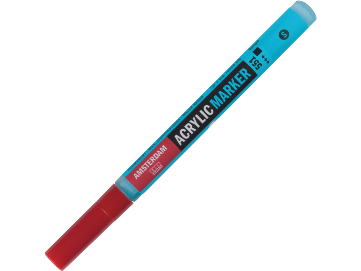 AMSTERDAM ACRYL MARKER 1-2MM RUND HIMMELBLAU HELL 1