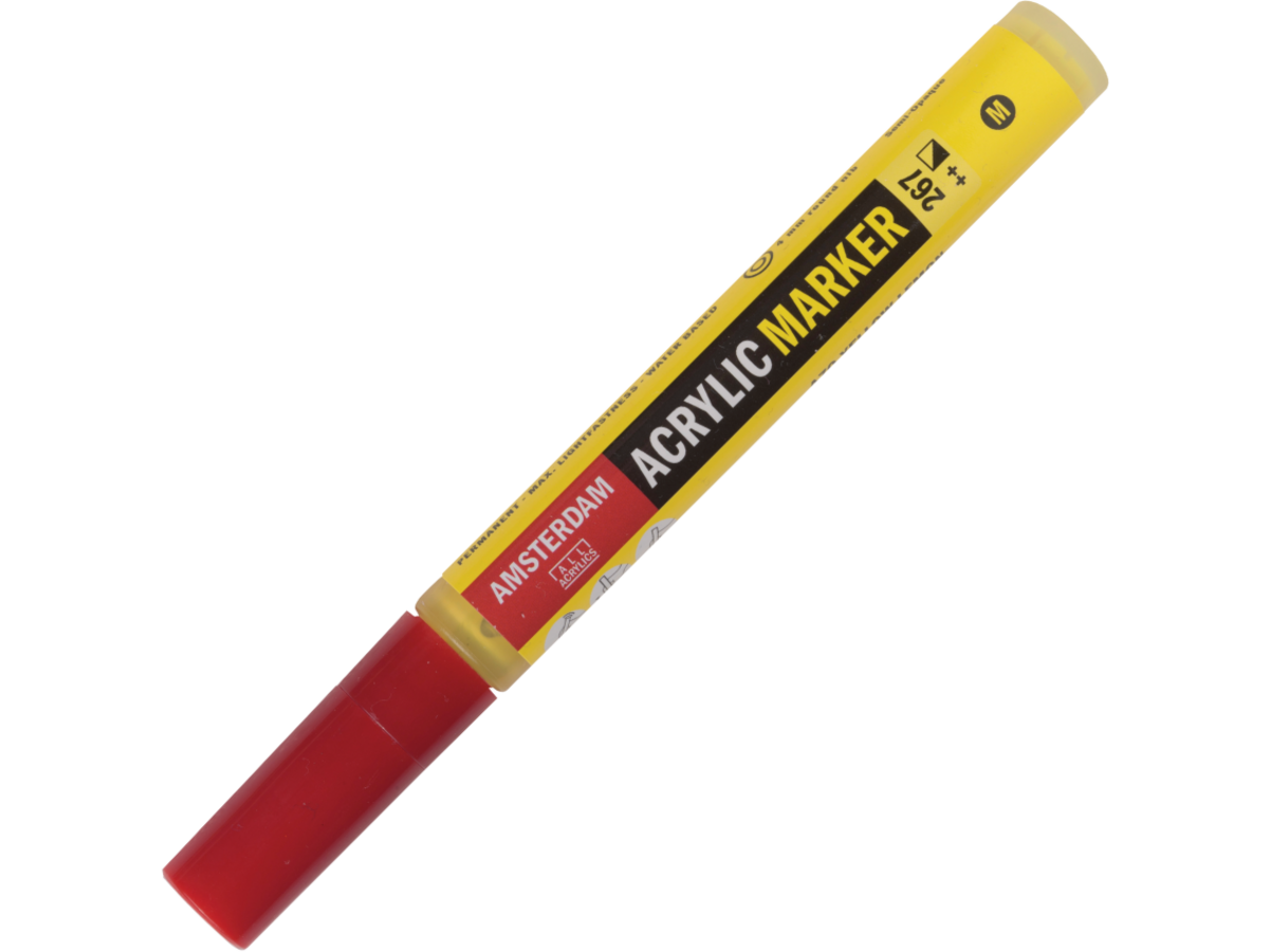 AMSTERDAM ACRYL MARKER 3-4MM RUND AZO ZITRONENGELB 1