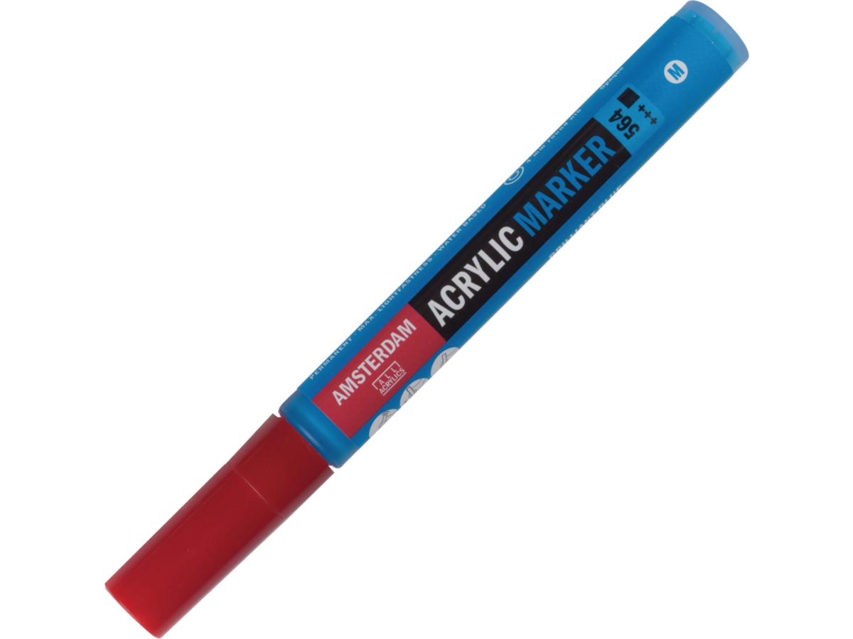 AMSTERDAM ACRYL MARKER 3-4MM RUND BRILLANT BLAU 1
