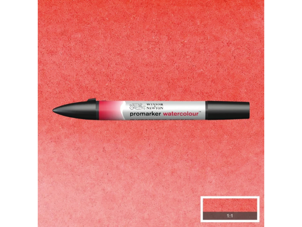 WINSOR & NEWTON PROMARKER WATERCOLOUR 098 CADMIUM RED DEEP HUE 1