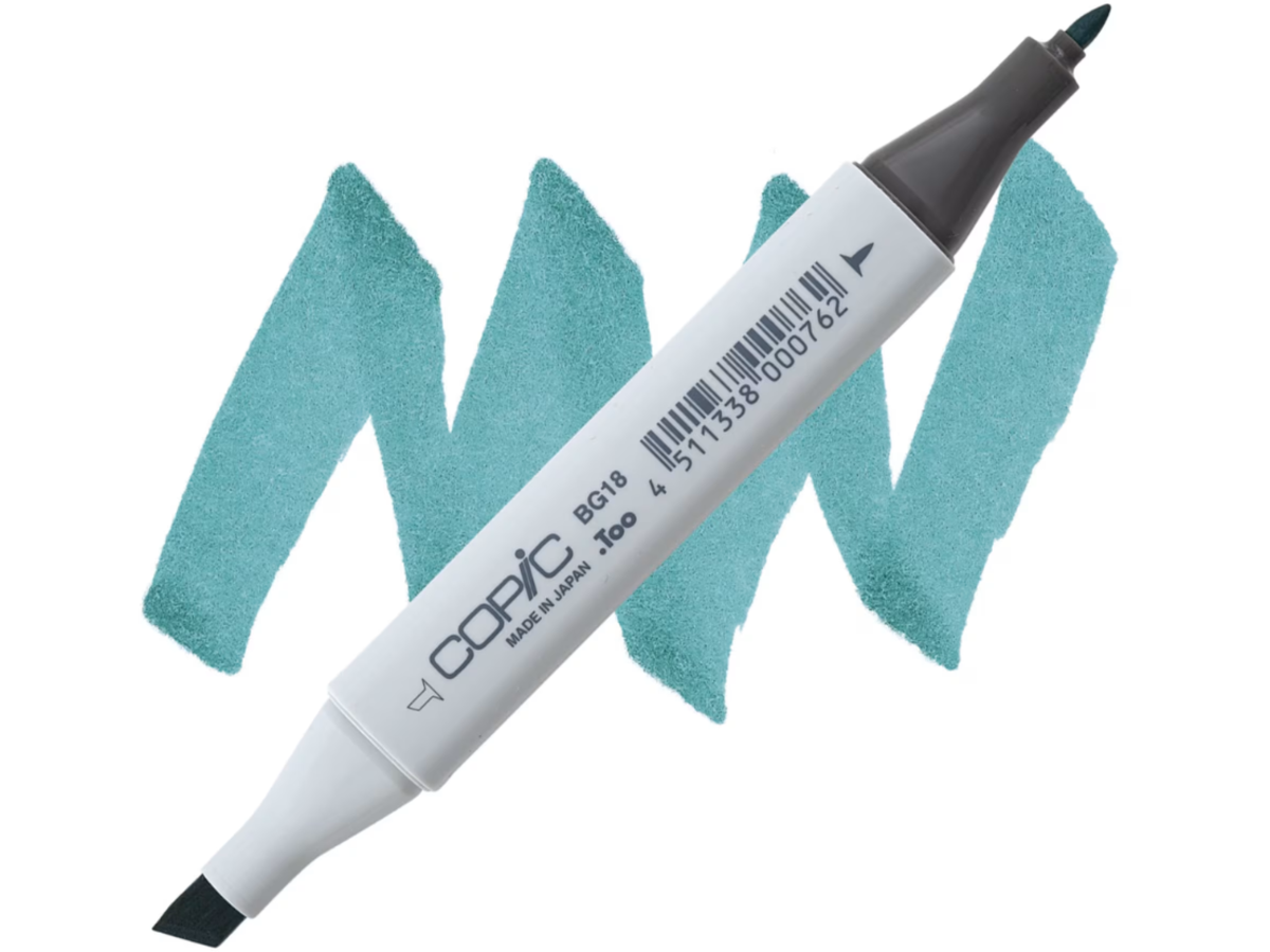 COPIC MARKER BG18 TEAL BLUE 1