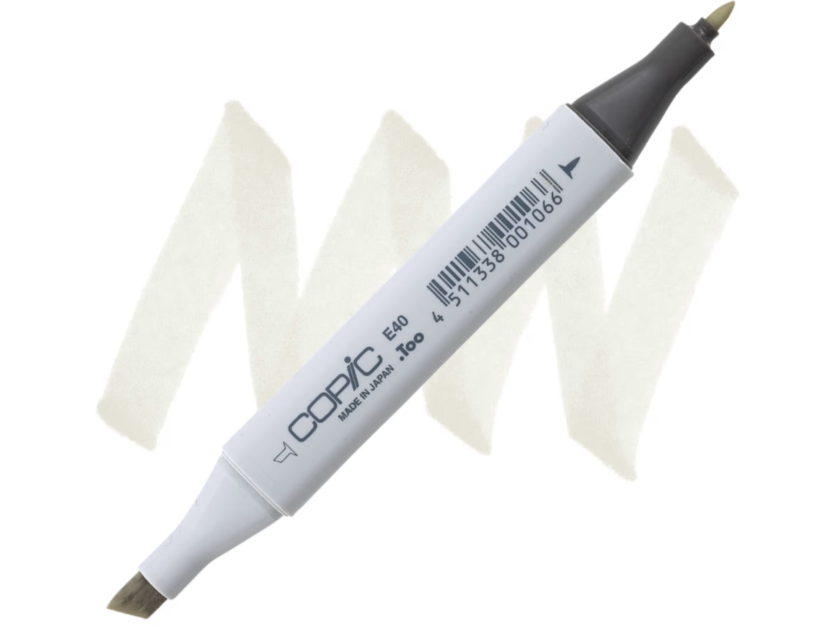 COPIC CLASSIC MARKER E40 BRICK WHITE 1