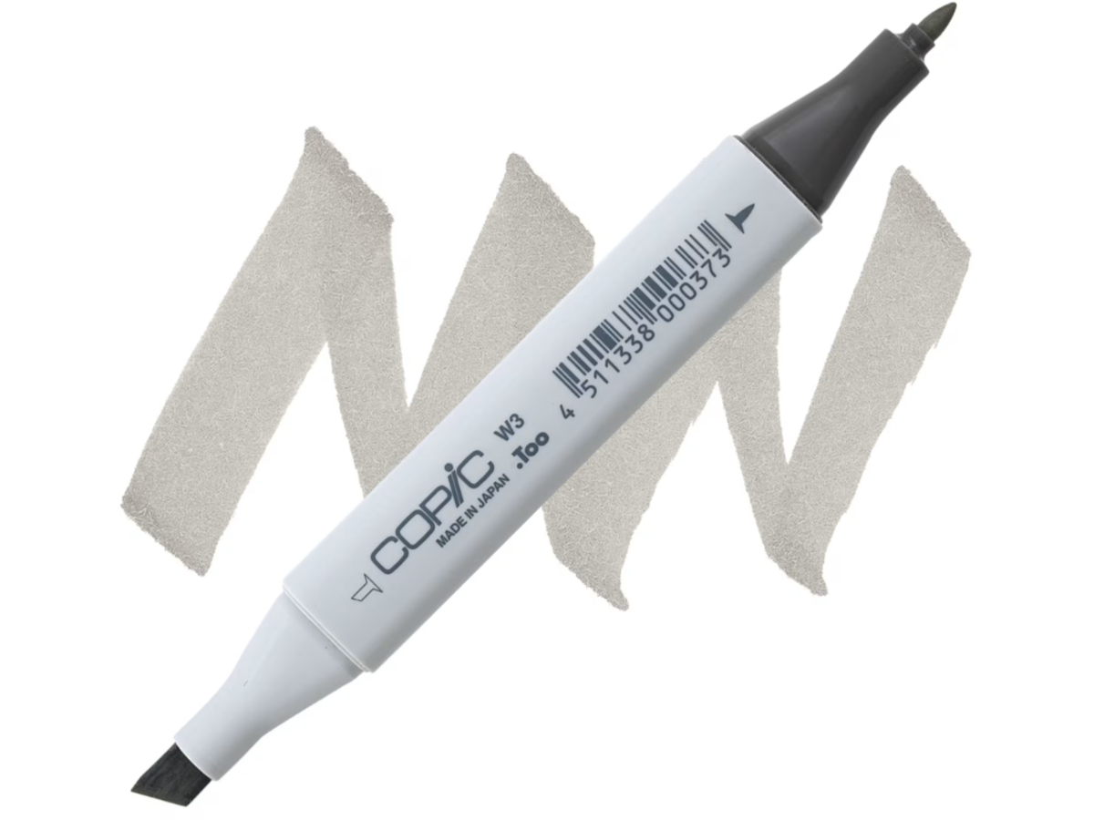 COPIC CLASSIC MARKER W03 WARM GREY 3 1