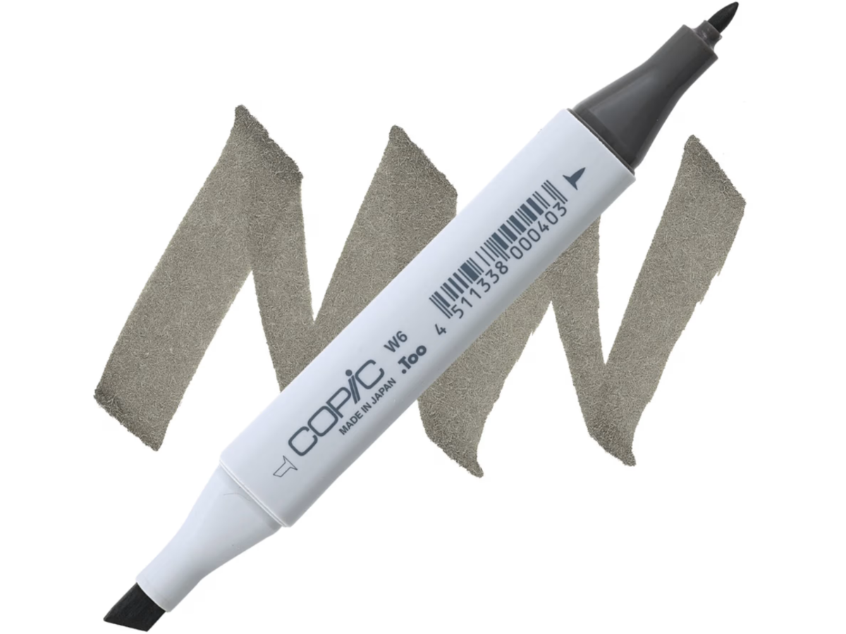 COPIC CLASSIC MARKER W06 WARM GREY 6 1