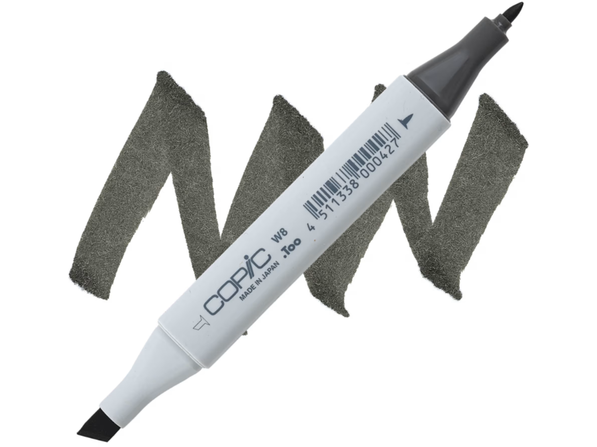 COPIC CLASSIC MARKER W08 WARM GREY 8 1