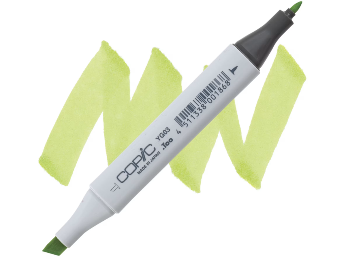 COPIC MARKER YG03 YELLOW GREEN 1
