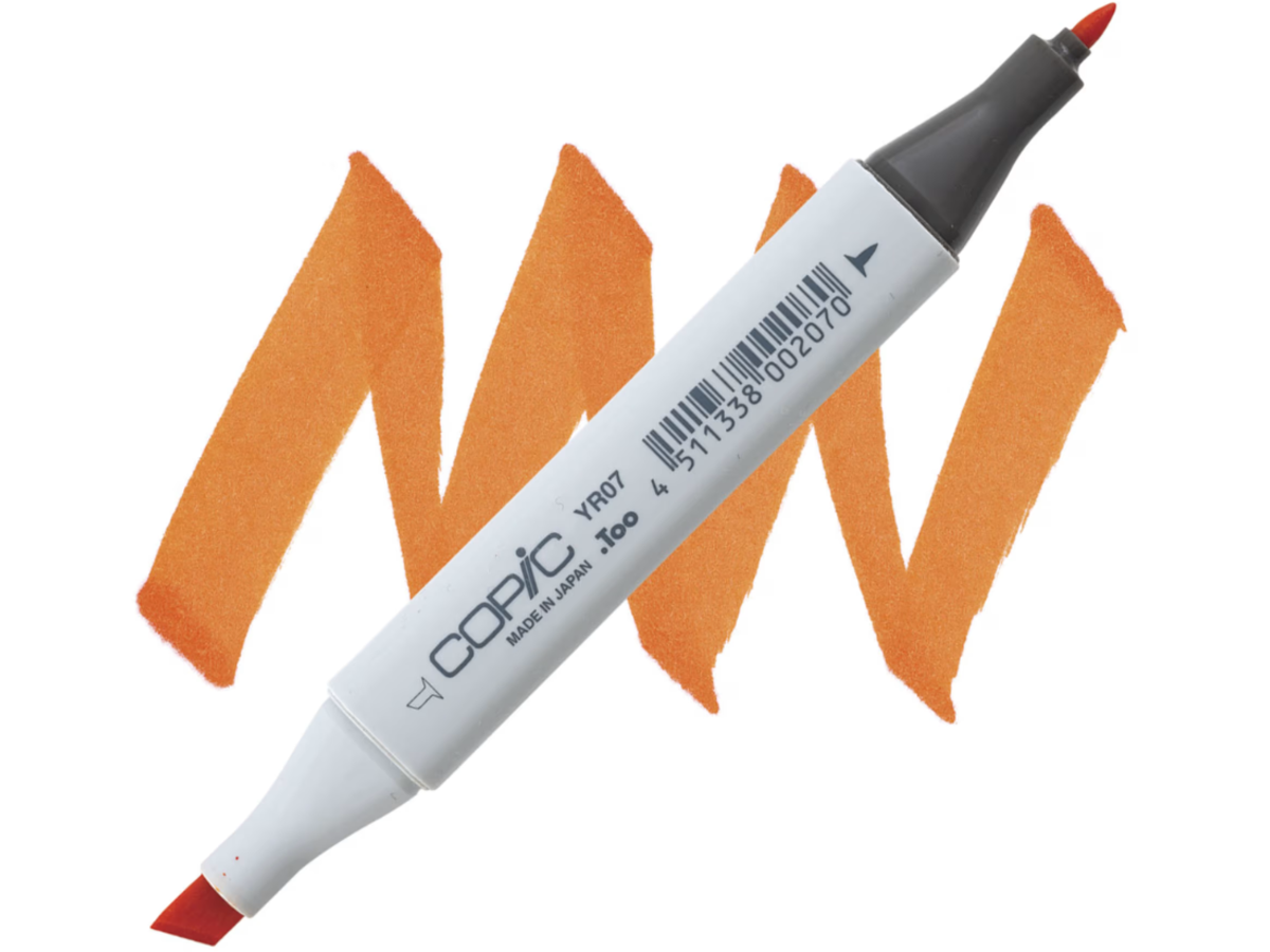 COPIC CLASSIC MARKER YR07 CADMIUM ORANGE 1