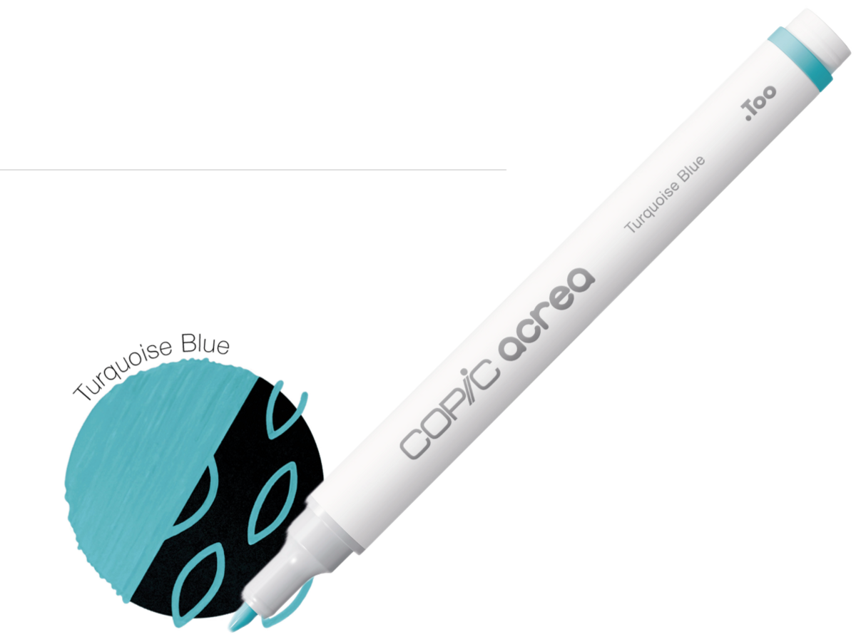 COPIC ACREA MARKER TURQUOISE BLUE 1