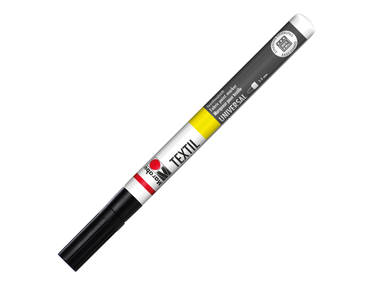 MARABU TEXTIL PAINTER 1-2MM 073 SCHWARZ 1