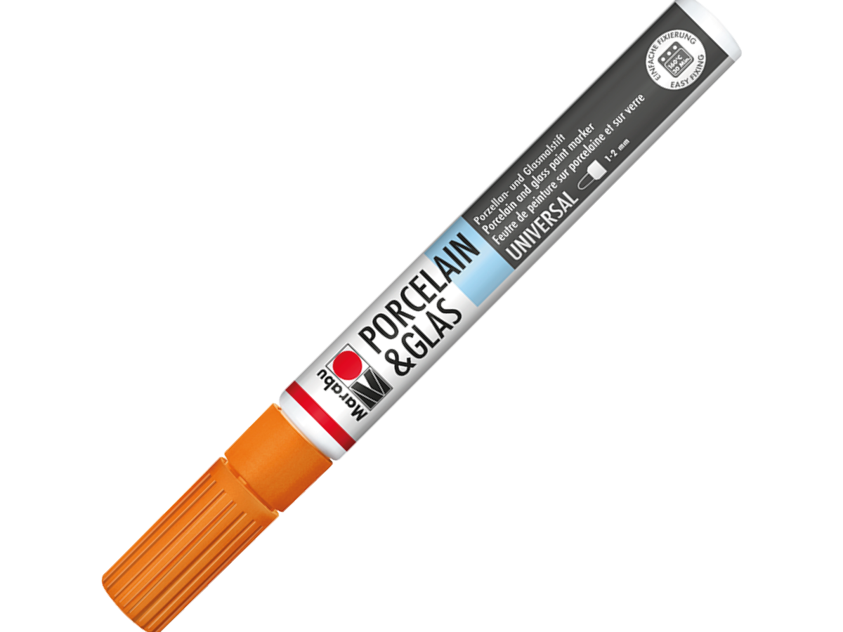 MARABU PORZELLAN + GLAS PAINTER 1-2MM 225 MANDARINE 1