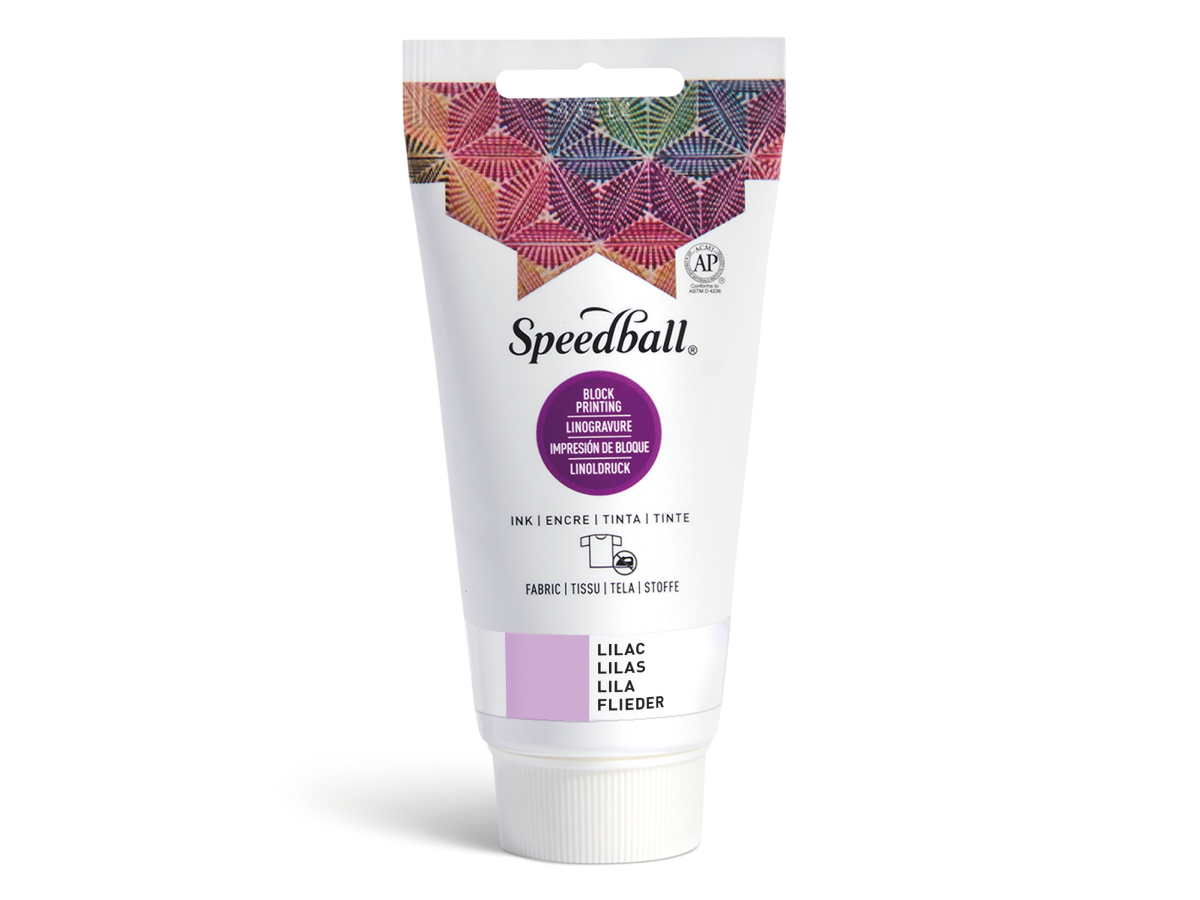 SPEEDBALL FABRIC BLOCKPRINTING INK 75ML LILAC 1
