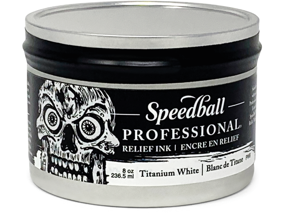 SPEEDBALL PROFESSIONAL RELIEF INK  236ML SERIE 1 TITAN WEISS 1