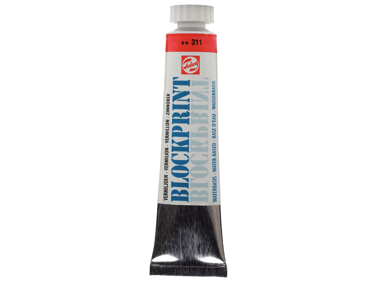 TALENS BLOCKPRINT DRUCKFARBE 20ML ZINNOBERROT 311 1