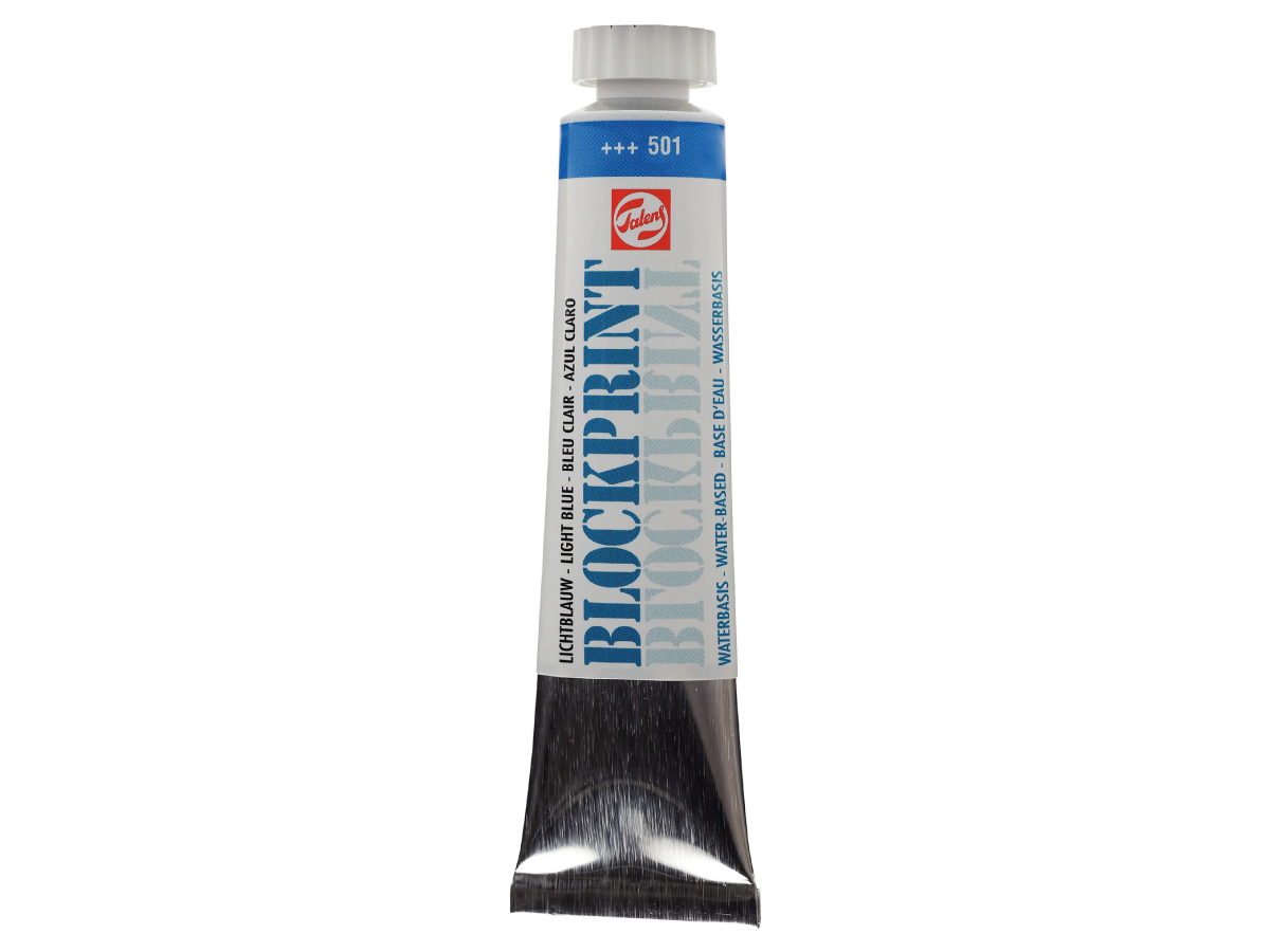 TALENS BLOCKPRINT DRUCKFARBE 20ML HELLBLAU 501 1