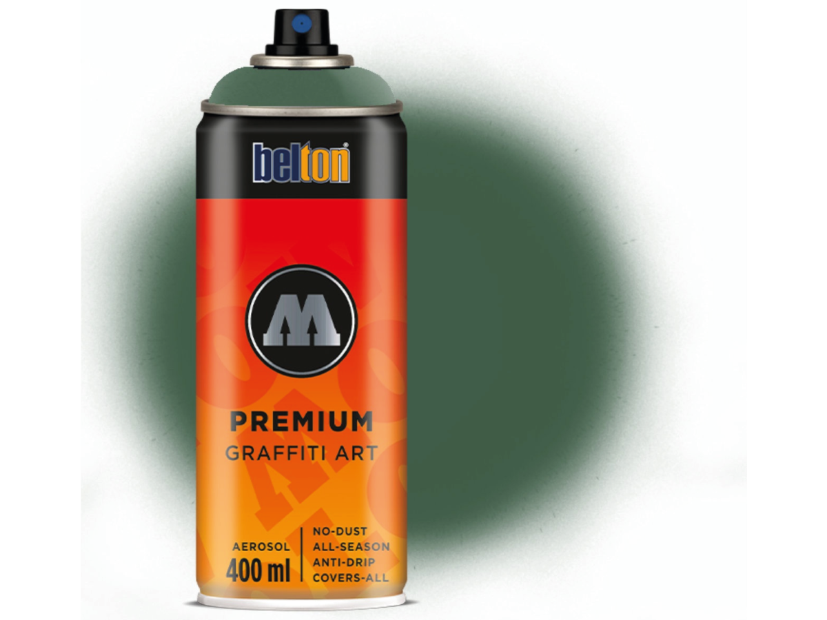 MOLOTOW BELTON PREMIUM 400ML 135 BLACK FOREST GREEN 1