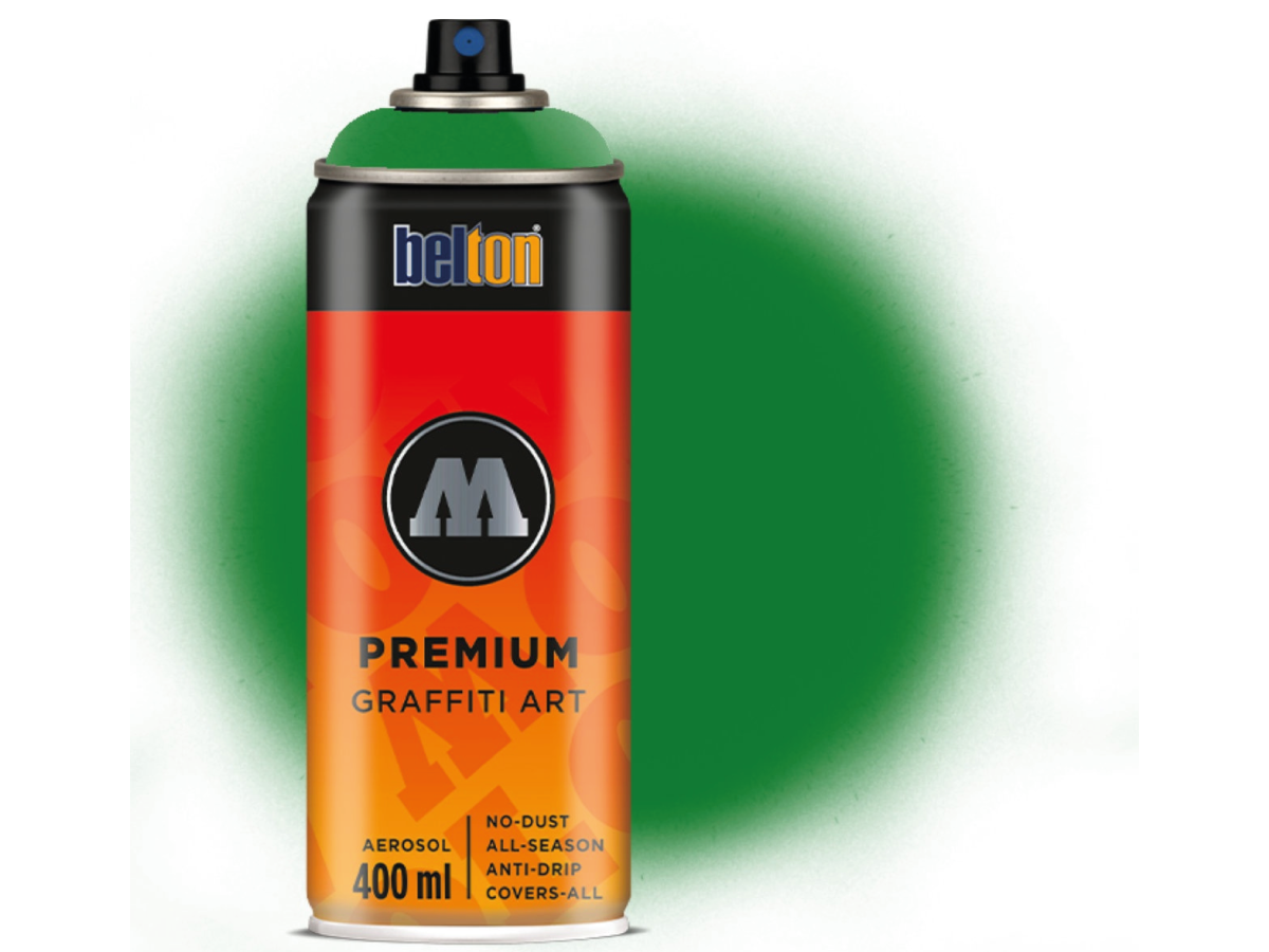 MOLOTOW BELTON PREMIUM 400ML 160-1 LEAF GREEN MIDDLE 1