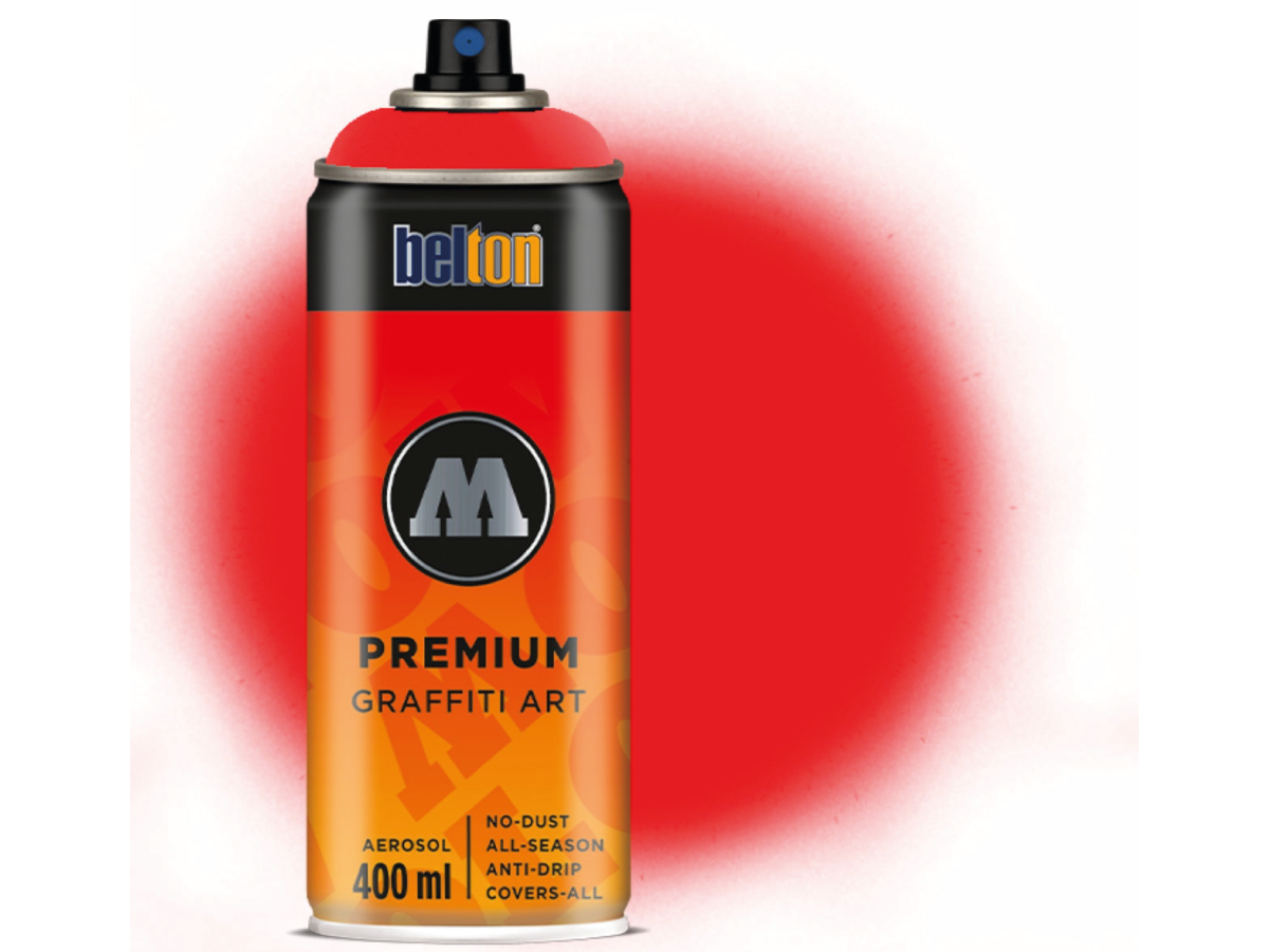 MOLOTOW BELTON PREMIUM 400ML 236-1 NEON RED 1
