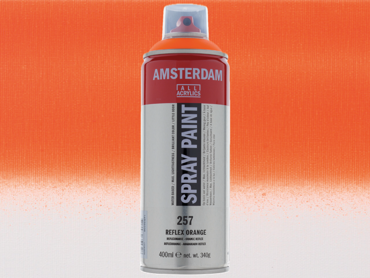 AMSTERDAM SPRAYPAINT 400ML 257 REFLEX ORANGE 1