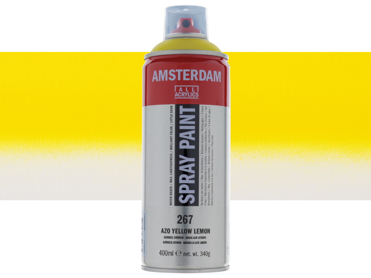 AMSTERDAM SPRAYPAINT 400ML 267 AZOGELB ZITRON 1