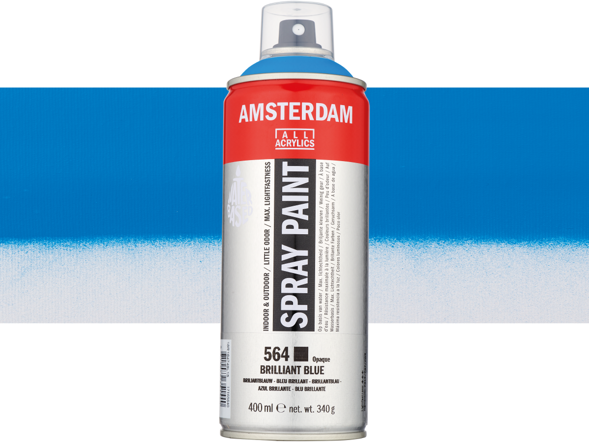 AMSTERDAM SPRAYPAINT 400ML 564 BRILLIANTBLAU 1