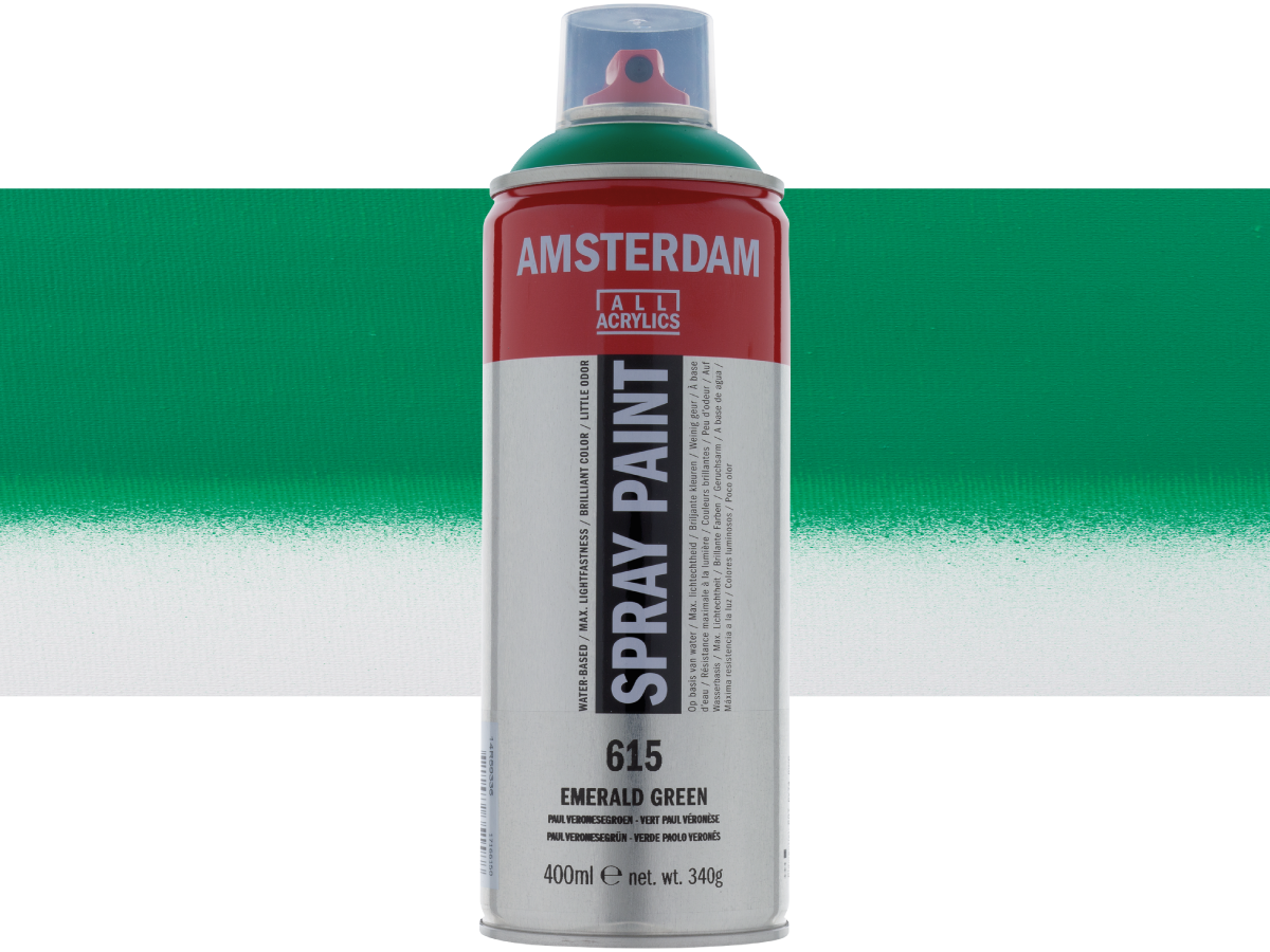 AMSTERDAM SPRAYPAINT 400ML 615 PAUL VERONESE GRUN 1