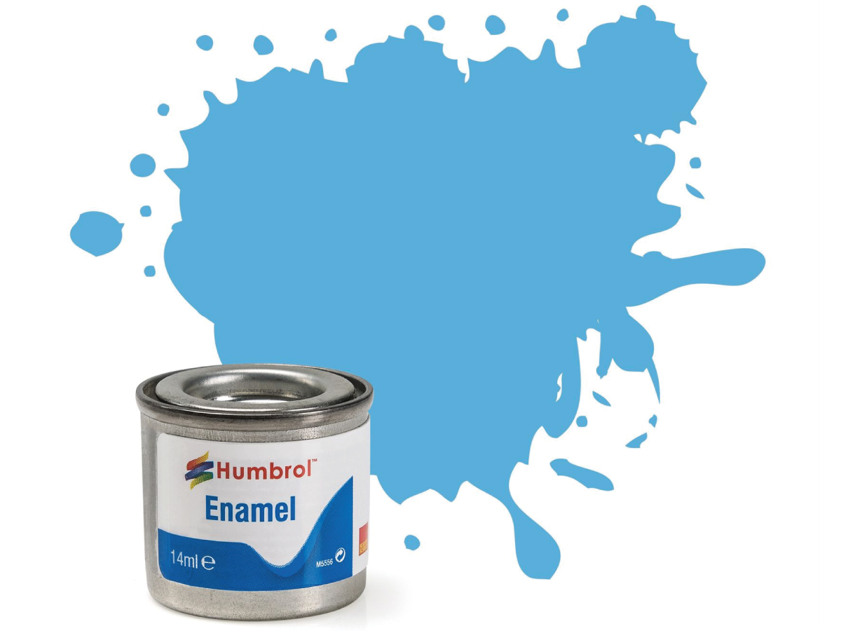 HUMBROL EMAILLE 14ML 047 SEEBLAU GLANZ 1