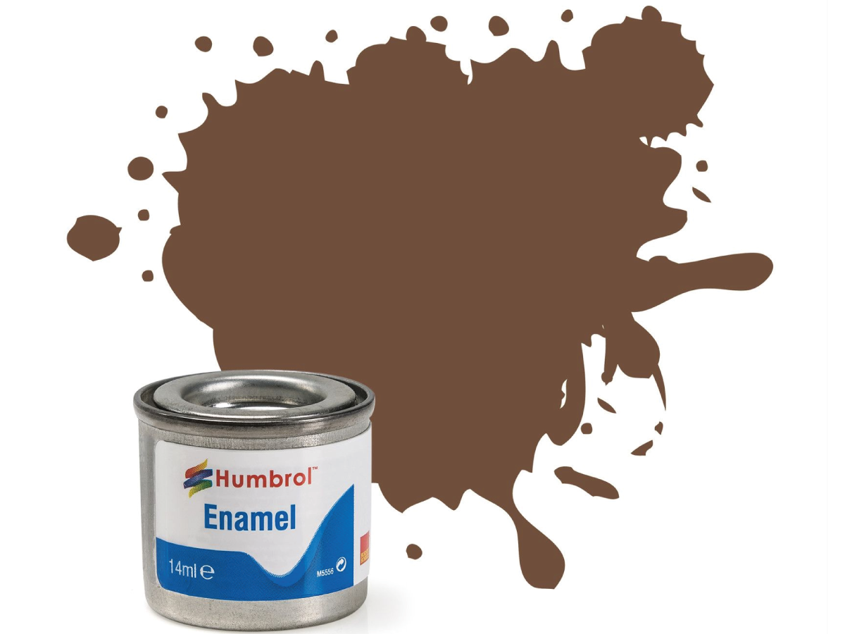 HUMBROL EMAILLE 14ML 098 SCHOKOLADE MATT 1
