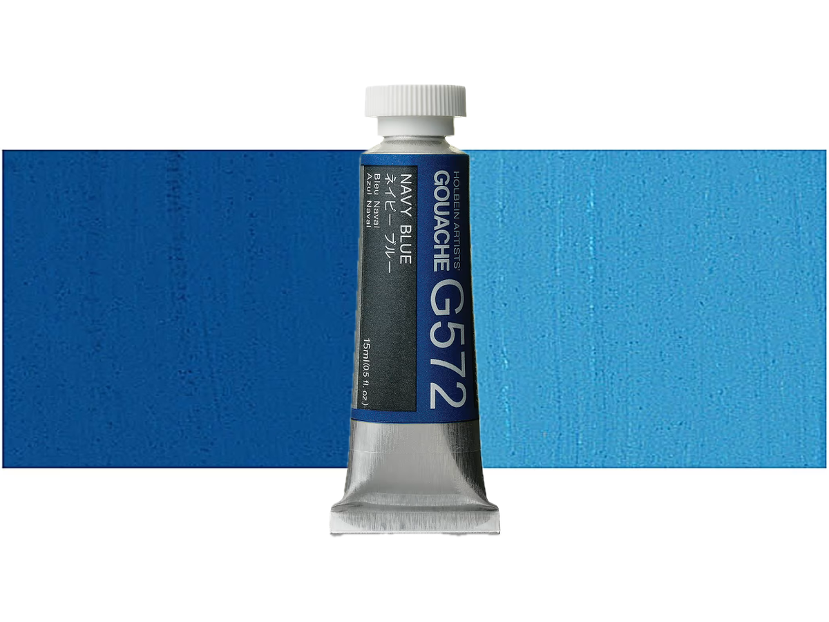 HOLBEIN ARTISTS' GOUACHE 15ML NAVY BLUE G572 1