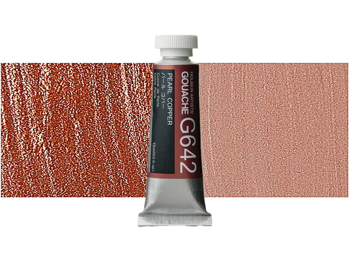 HOLBEIN ARTISTS' GOUACHE 15ML PEARL COPPER G642 1
