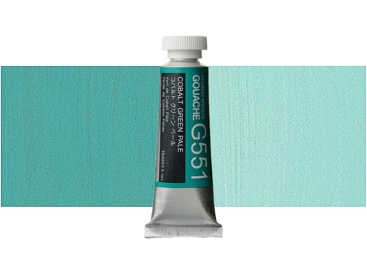 HOLBEIN ARTISTS' GOUACHE 15ML COBALT GREEN PALE G551 1