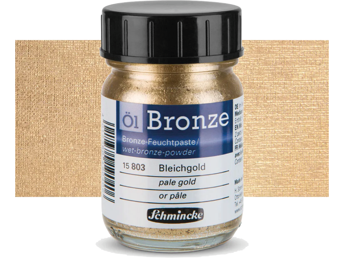 SCHMINCKE OIL BRONZE 50ML PALE GOLD 803 1