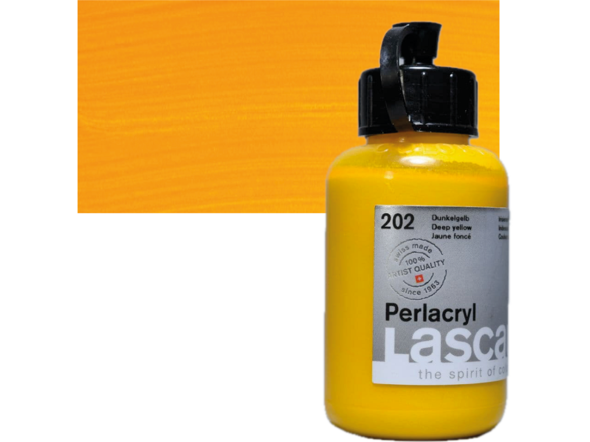 LASCAUX PERLACRYL 85ML 202 DUNKELGELB 1