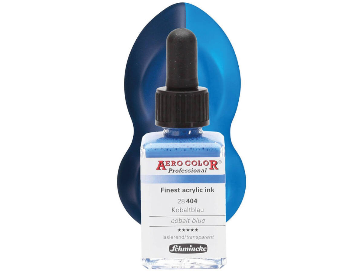 SCHMINCKE AERO COLOR ACRYLIC INK 28ML 404 KOBALTBLAU 1