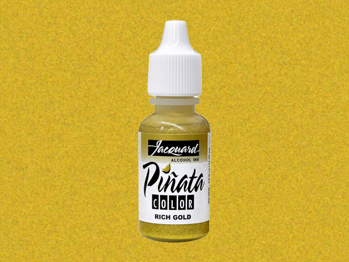 JACQUARD PINATA ALCOHOL INK 14ML RICH GOLD 032 1