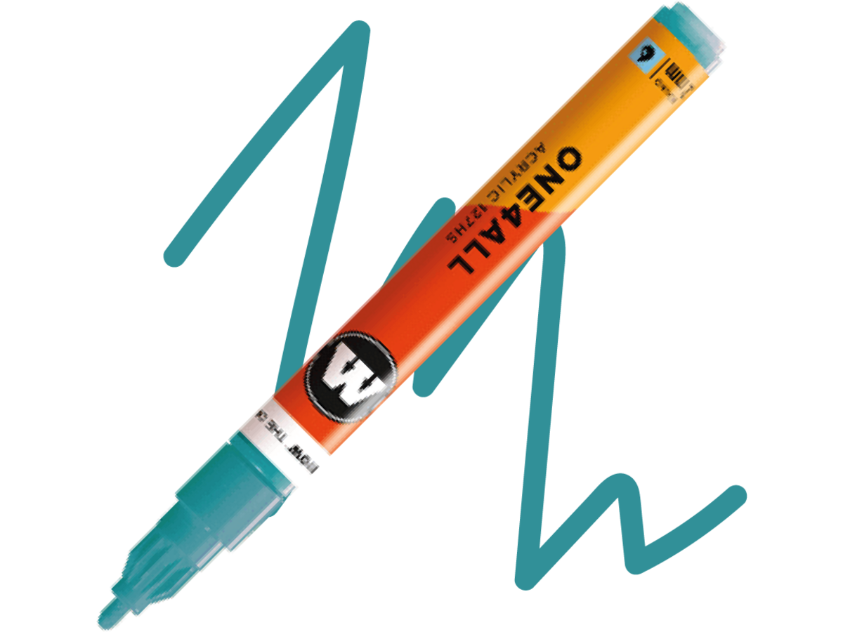 MOLOTOW ONE4ALL MARKER 127HS 254 2MM MARKER OLYMPIA BLUE 1