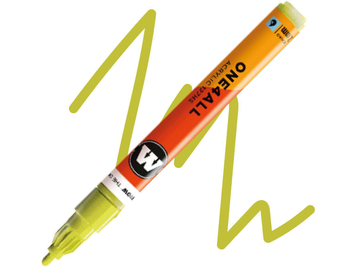 MOLOTOW ONE4ALL MARKER 127HS 257 2MM MARKER NATURE GREEN LIGHT 1
